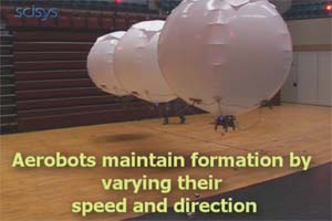 Aerobots formation flying